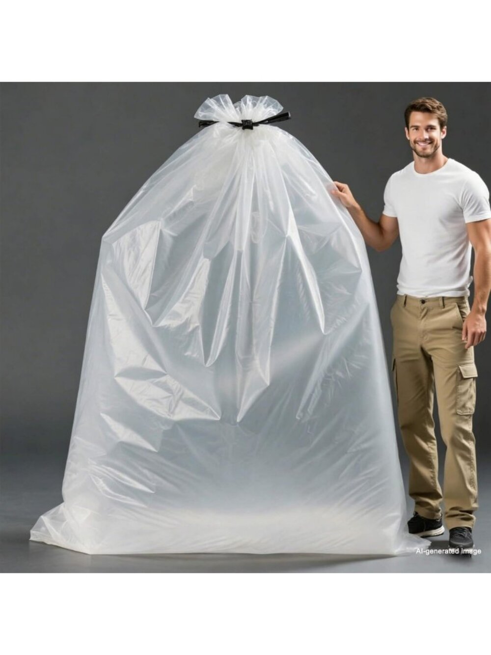 Extra Large Plastic Storage Bags 79x99 inches - Ideal for Organizing Large Items